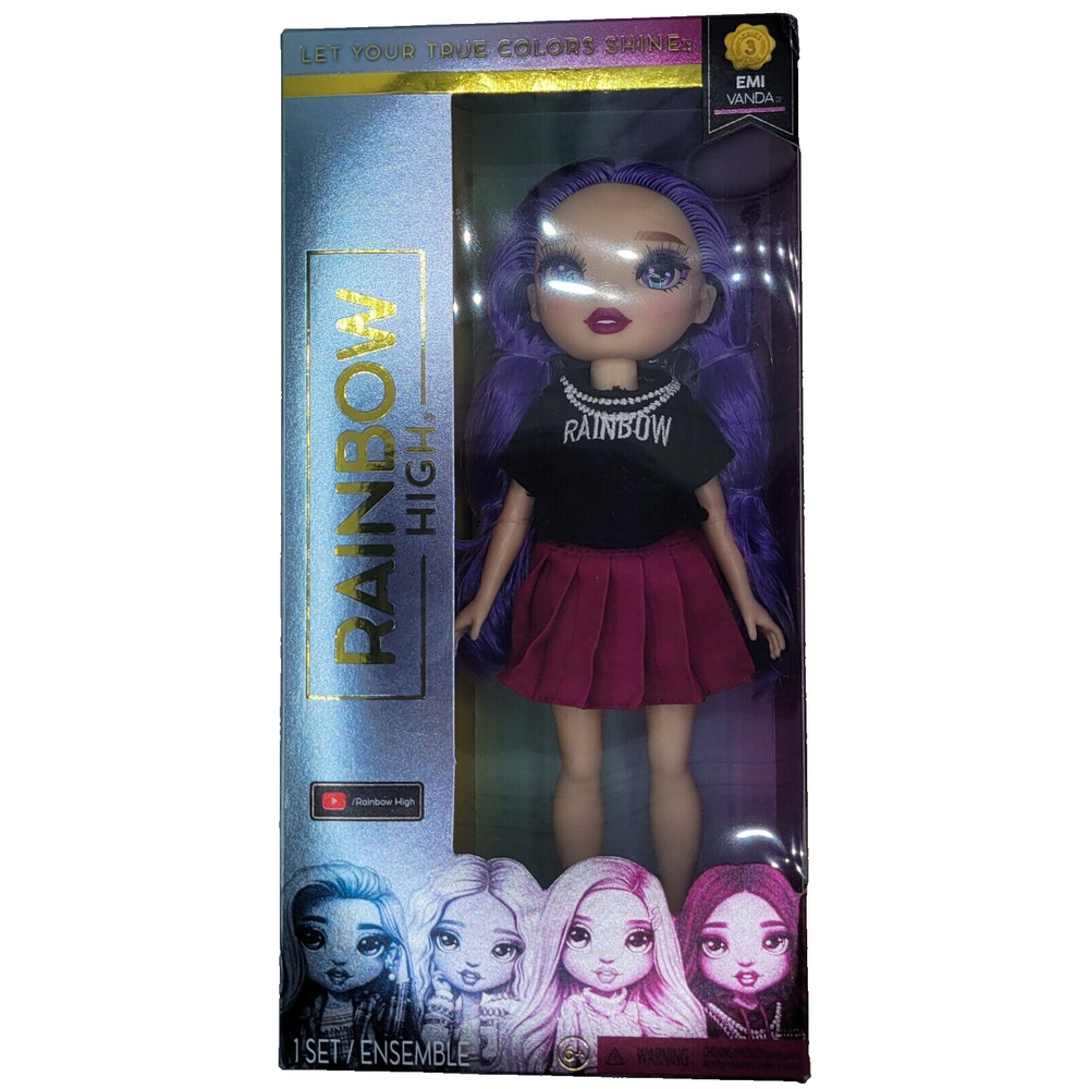 Rainbow High Emi Vanda 12" Doll with Clothing & Accessories Series 3 NIP